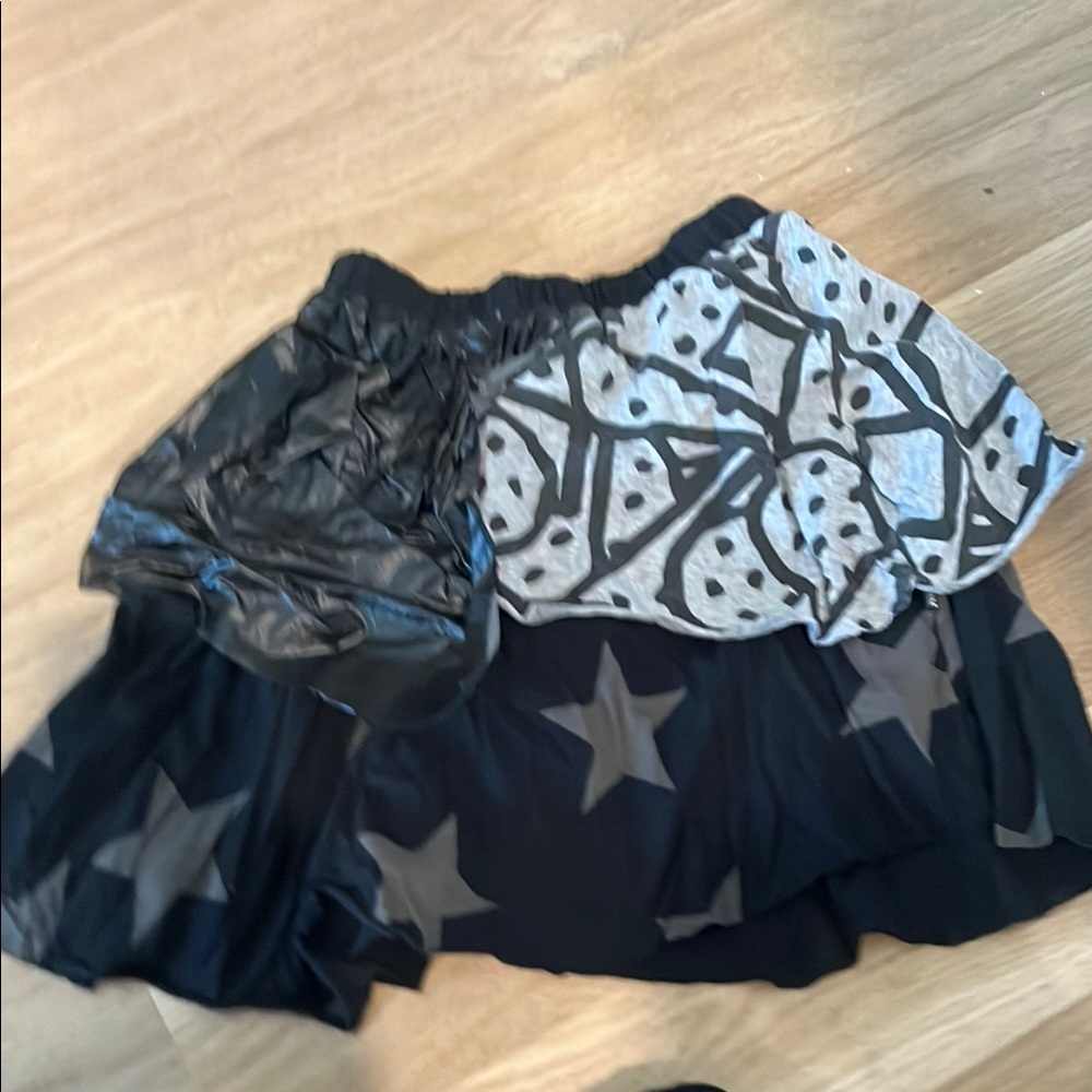 Stylish Black and Gray girls  Skirt